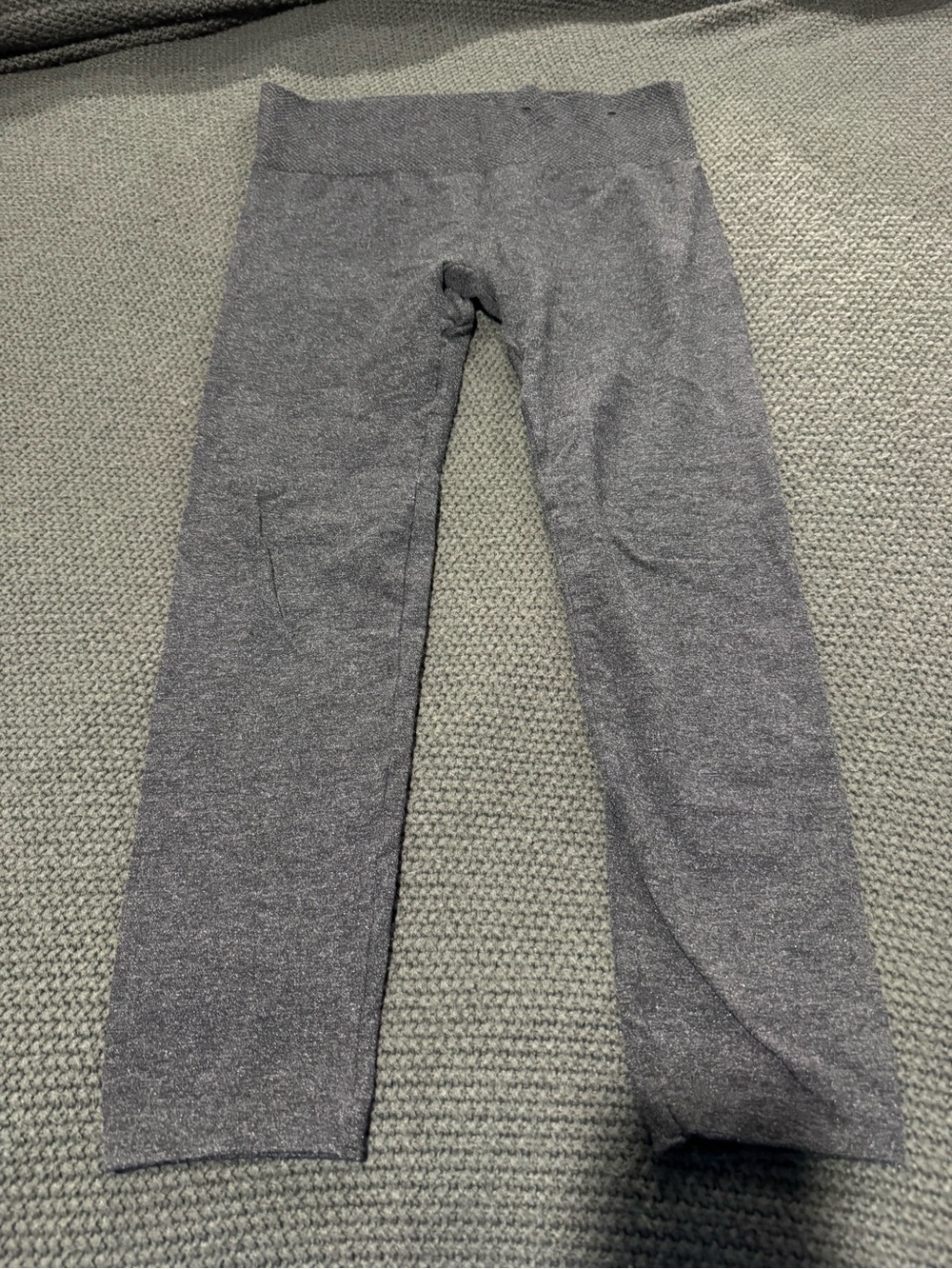 Gray Heavyweight Capri Tights